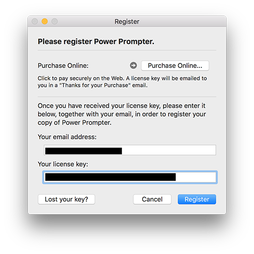power prompter for mac